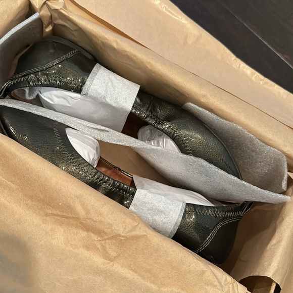 Lucky brand Alesia ballet flats hami mirror shoes 7.5 - Picture 9 of 11